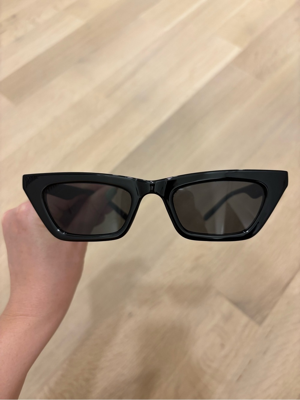 Princess Polly Black Cat-Eye Sunglasses